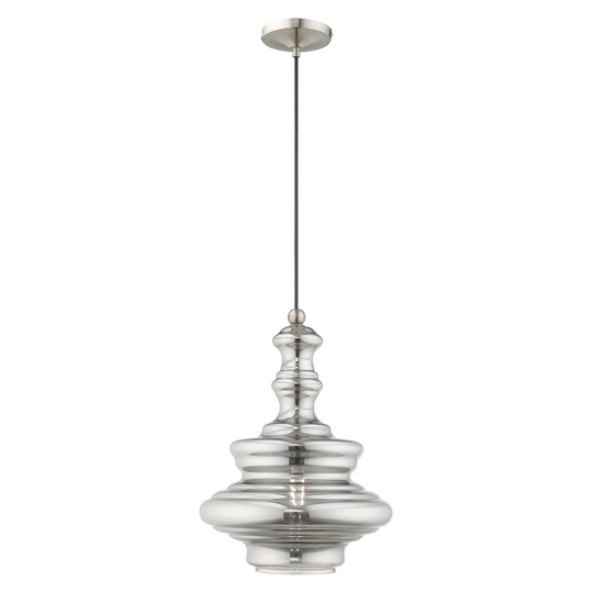 Livex Lighting Hand-blown Art Glass 1-light Mini Pendant