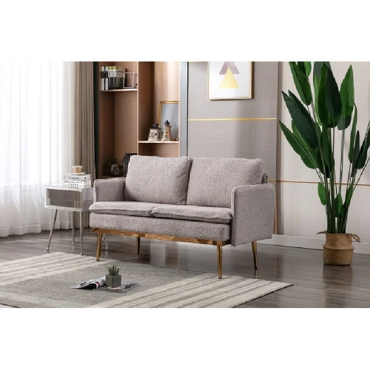 Accent sofa .loveseat sofa with Iron feet
