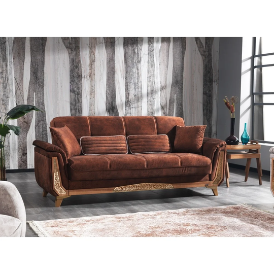 Falcao Living Room 3 Seat Convertible Sofa