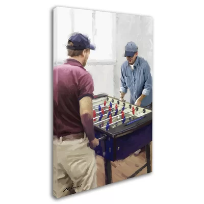 'Table Football' Print on Canvas