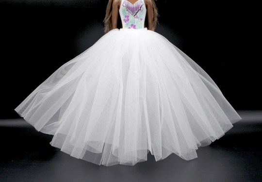Petticoat For Doll - 16 Scale Layered Poofy Under Skirt Fanned Wedding Slip Dress, Figure Making, Accessories Sewing Clothes