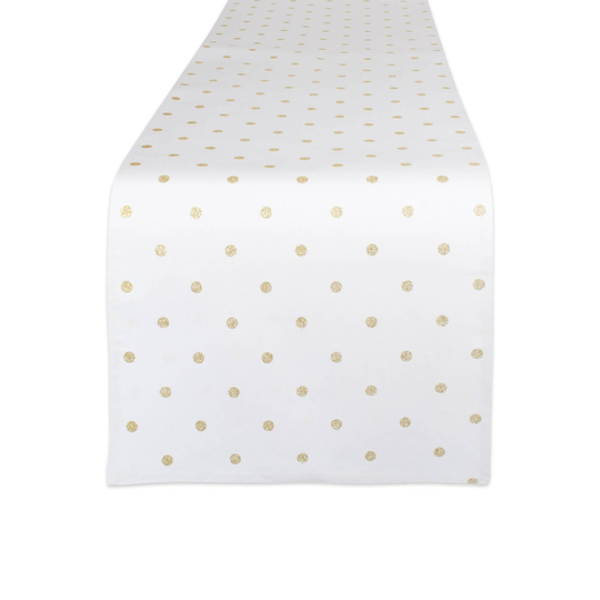 DII Reversible Polka Dot Table Runner