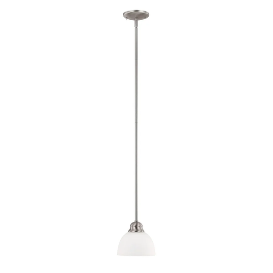 Stanton 1-light Brushed Nickel Mini Pendant - Brushed Nickel