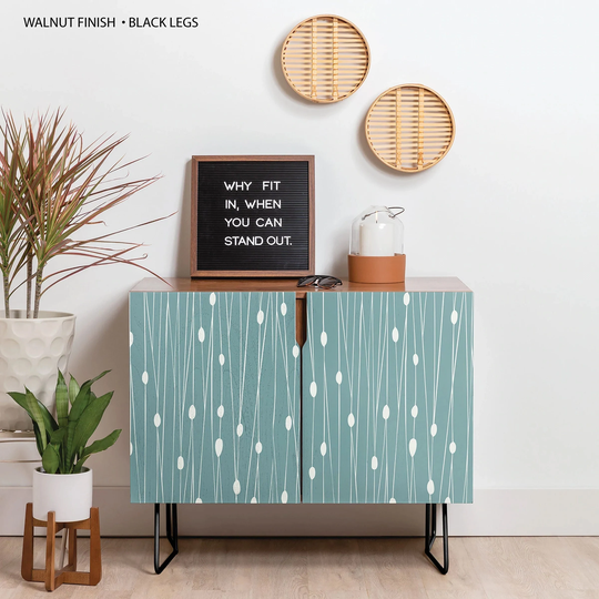 Wood Cabinet/Credenza Entertainment Center Sideboard Furniture Retro Home Decor Minimalist