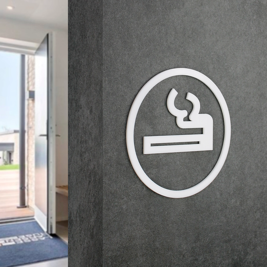 Custom Office Sign - Door Pictograms Stickers Wall Symbols Restroom With Arrow Thin Symbols