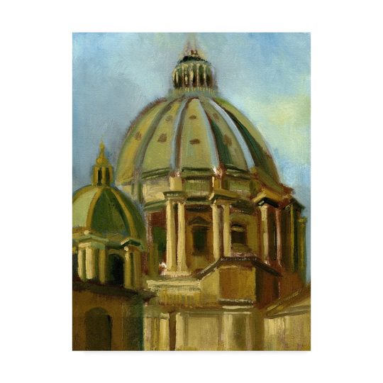 Hall Groat Ii 'Vatican' Canvas Art - Multi-color