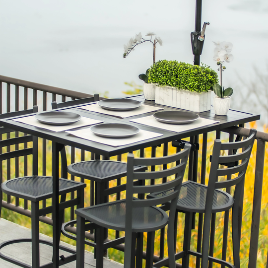4-Top Deck Rail Table