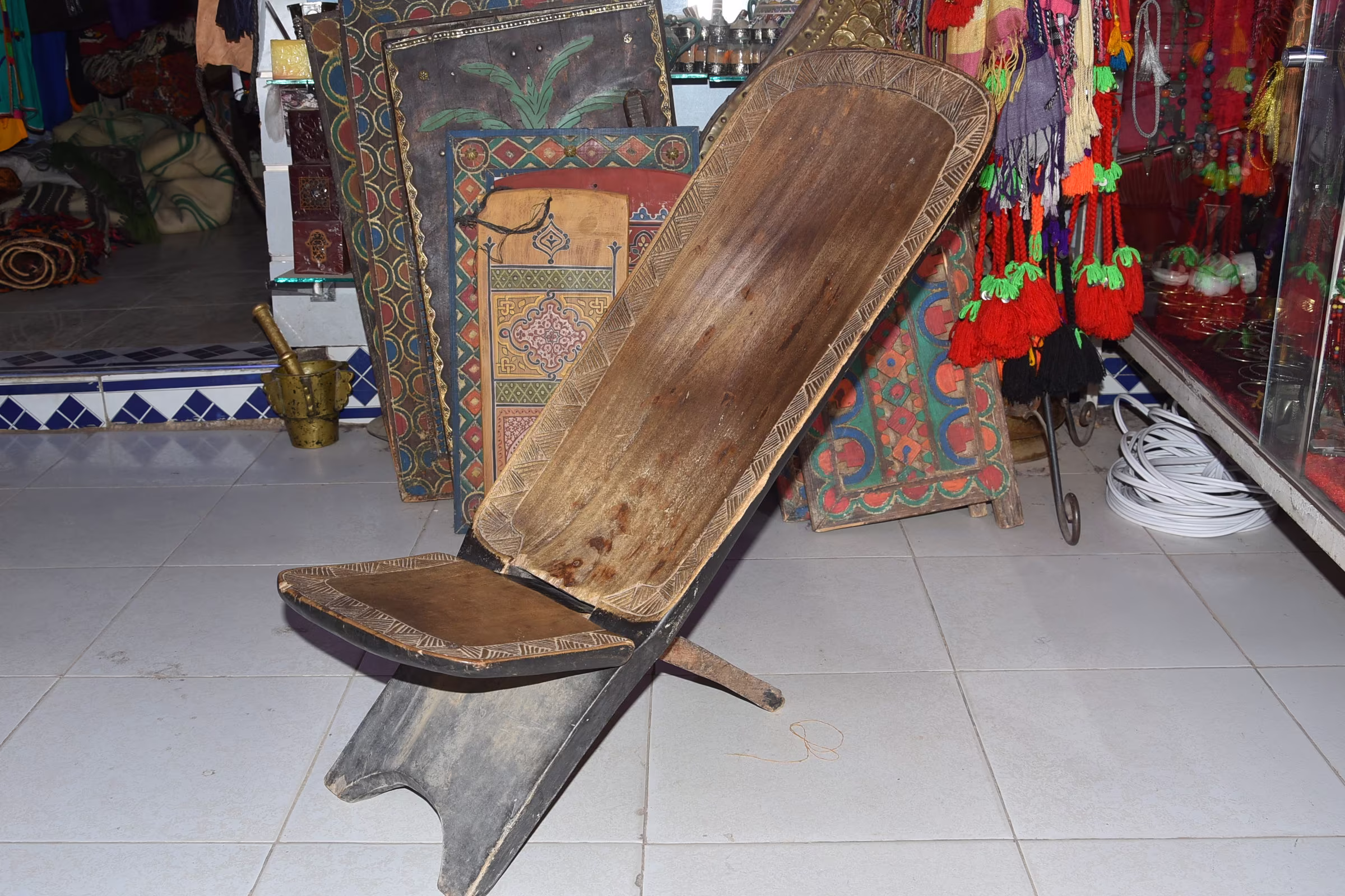 Dogon Chief Stool, African Stool, Chair - Mali