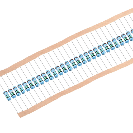 1/2W 0.5 Ohm Metal Film Resistors 0.5W 1% Tolerances 5 Color Bands 50 Pcs - Muti-Color