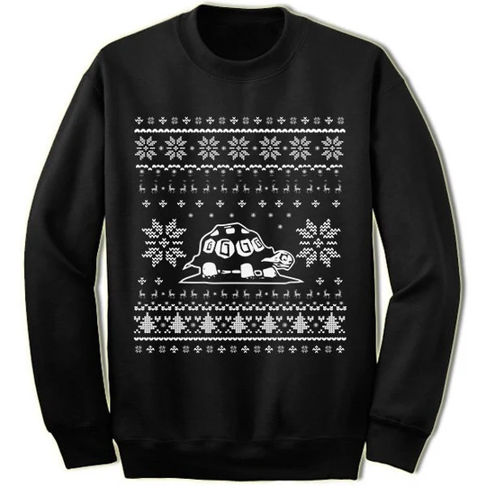 Eastern Box Turtle Christmas Sweater Sweatshirt. Pet Ugly Xmas Sweater