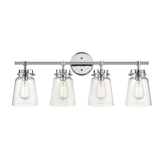 Millennium Lighting Amberose Vanity Fixture in Chrome