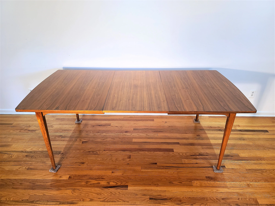 Mid Century Drexel Dining Table By Kipp Stewart, Expandable To 104 Inches