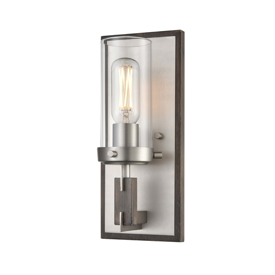 DVI Lighting DVP38601BN BAWCL One Light Wall Sconce Okanagan Buffed N - One Size