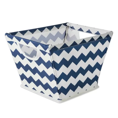 Amado Trapezoidal Chevron Fabric Bin