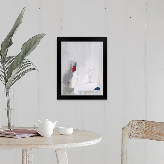"Across the Block I" Black Framed Print