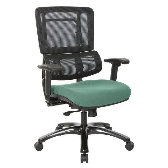 Upholstered Vertical Mesh Office Chair