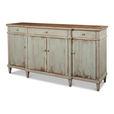 Theo 67" Wide Pine Wood Sideboard