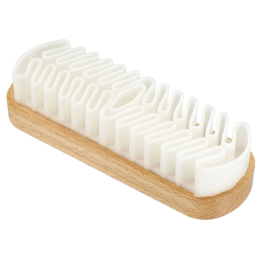 Shoes Brush Handle Polish Daubers for Matte Leather Boots - Wooden Color