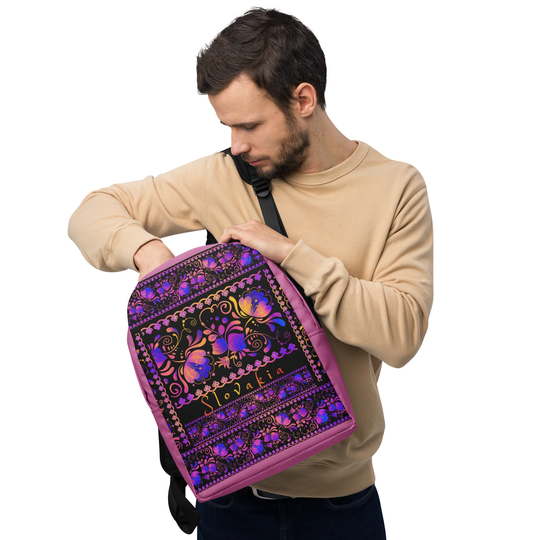 Slovak Folk Art Minimalist Backpack