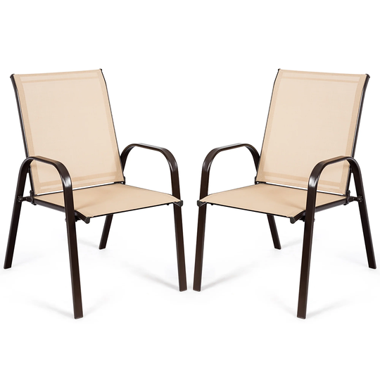 Outdoor Patio Garden Chairs (Set of 2)