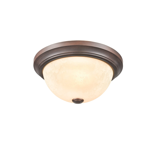 Millennium Lighting Metal Flushmount Ceiling Light in Rubbed Bronze finish - N/A