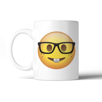 Adrushan Emoji-Nerd Coffee Mug