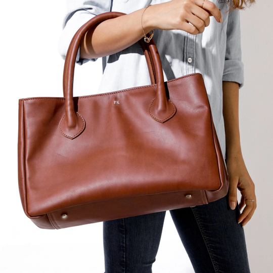 Christmas Gift For Women Leather Personalized Office Bag, Tote Shoulder Purse, Purse