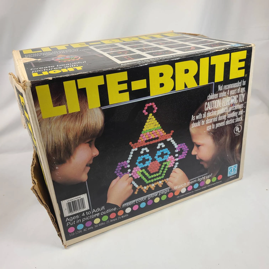 Lite Brite, Works, Iob, 80S, Milton Bradley, Pegs