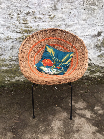 Retro Chair in Natural Willows