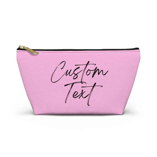 Personalized Accessories Pouch | Custom Zipper Pouch Coin Bag Funny Travel Gift Makeup Jewelry Case Pencil