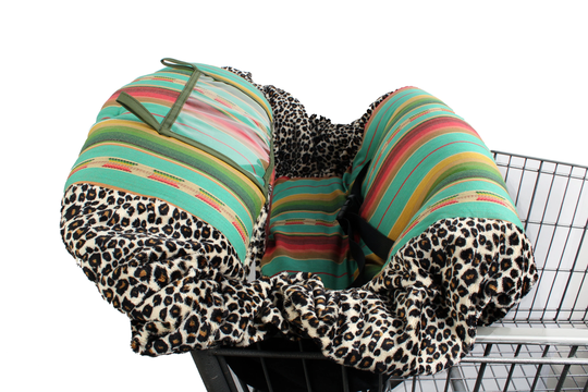Shopping Cart Cover. High Chair Serape Baby Boy Girl Cover