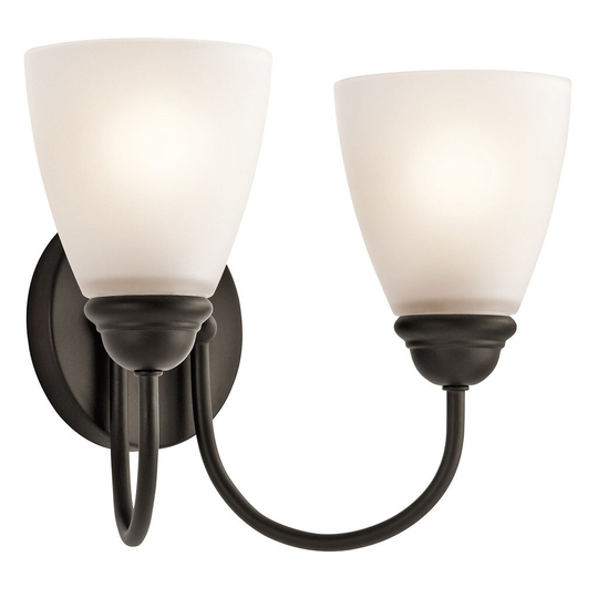 Kichler Lighting Jolie Collection 2-light Olde Bronze LED Bath/Vanity Light