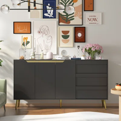 Willies 63" Wide 3 Drawer Sideboard