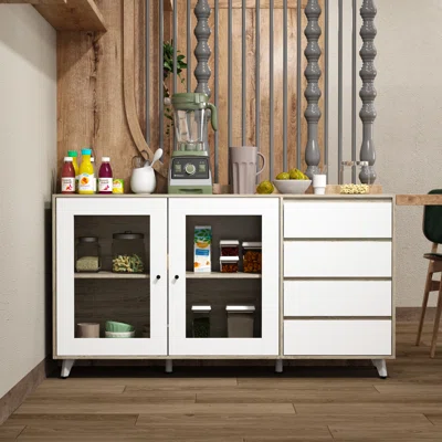 Desirea 63" Wide 4 Drawer Sideboard