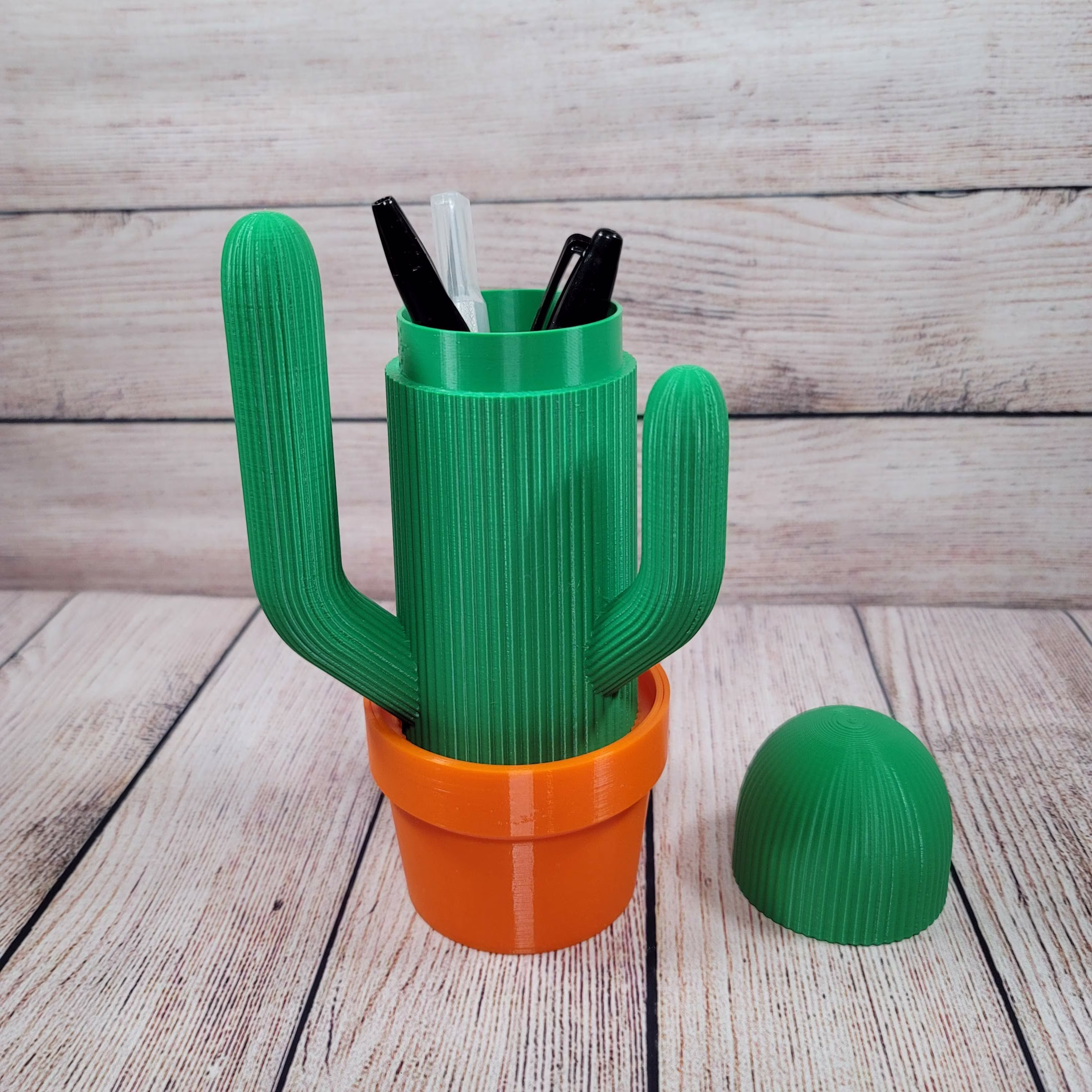 Cactus Pencil Caddy | Cup Desk Organizer