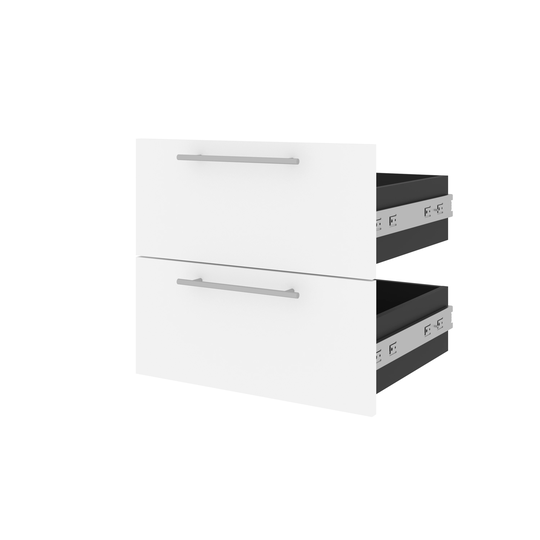 Bestar Orion 2 Drawer Set for Orion 20W Narrow Shelving Unit
