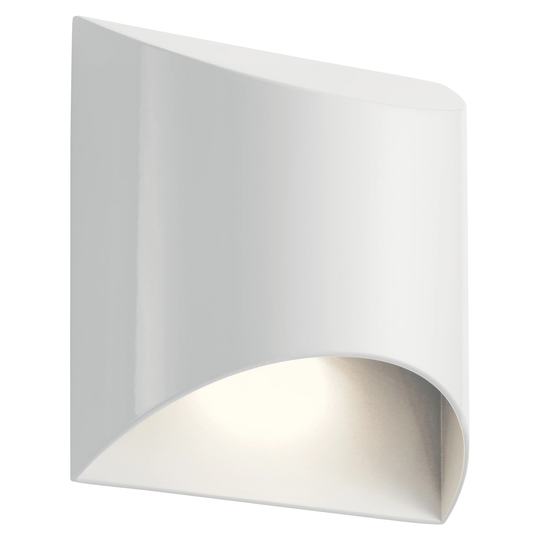 Kichler Lighting Wesley 1-Light LED Outdoor Wall Light White