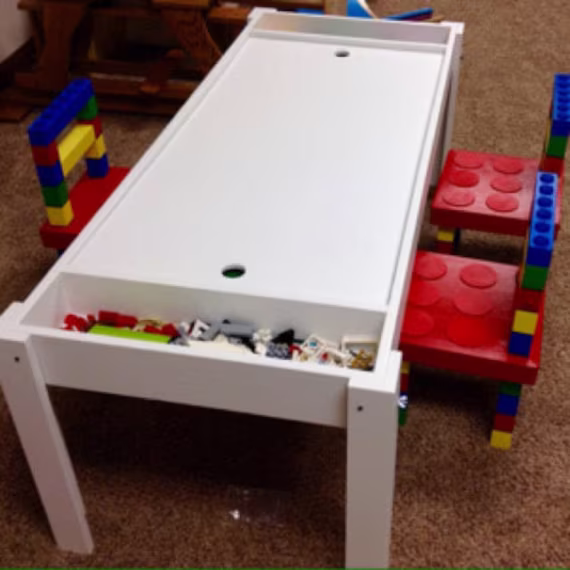 Cover For Table With Storage On Sides, Cannot Be Shipped Separately