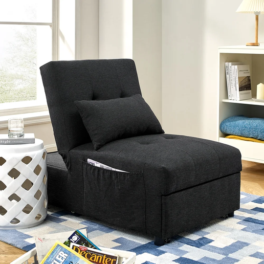 Folding Ottoman Sleeper Sofa Bed,