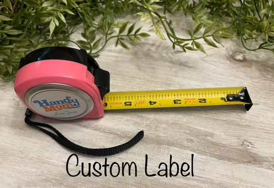 Personalized 25' Pink Measuring Tape-Quality, Professional Tape