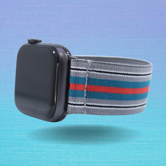 Elastic Watch Band For Apple - All Series | Models 1 8, Se, Ultra| Grey Mint Green Salmon Boho