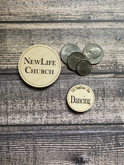 Custom Pocket Coin, Inspirational Token, Mindfulness Personalized Remembrance Token