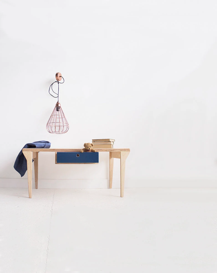 Biff.2 Coffee Table // Natural Or Color Drawer Front Sustainable Furniture