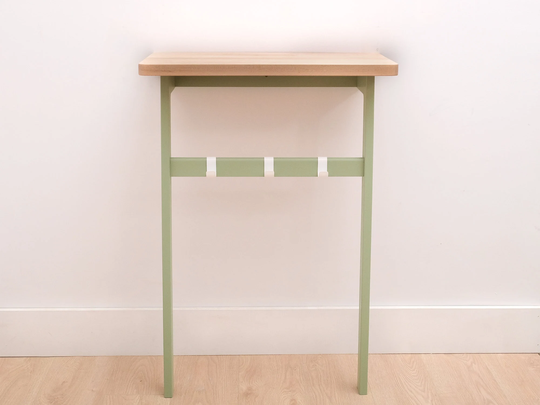 Contemporary Console Table With Hooks