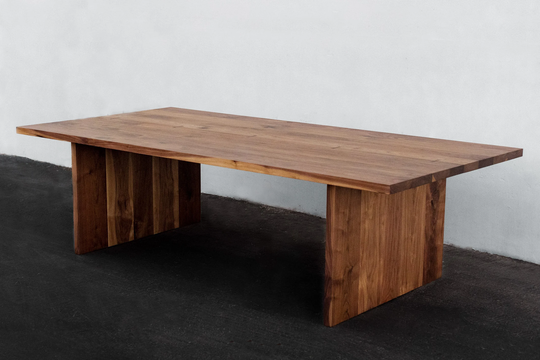 Altair - Solid Wood Walnut Dining Table | Made To Order