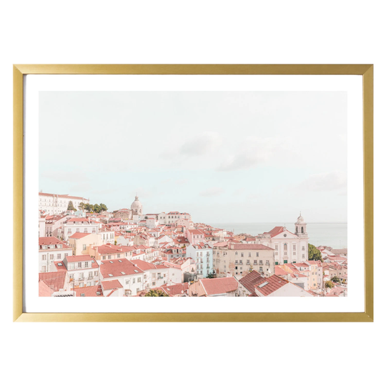 Lisbon Portugal Colorful Wall Art Travel Print Photography Room Decor