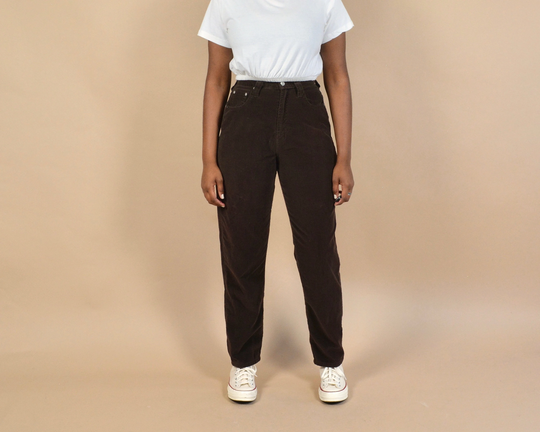 Brown Size 26 High Rise Vintage Pants
