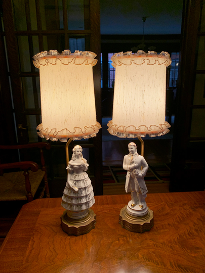 Vintage Lamp Table Lamps Antique Lighting Bedroom Light With Shade