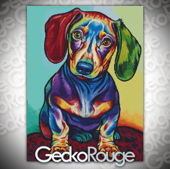 Merlot By Steven Schuman Modern Cross Stitch Art Kit