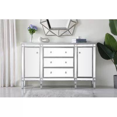 Cosmo 60" Wide 3 - Drawer Sideboard